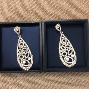 Evening Earrings Long 3.25 inch